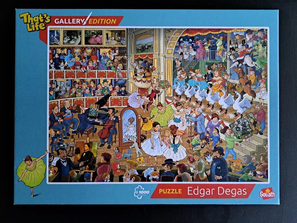 THAT S LIFE - EDGAR DEGAS - 1000 stukjes, Ophalen of Verzenden, 500 t/m 1500 stukjes, Zo goed als nieuw, Legpuzzel