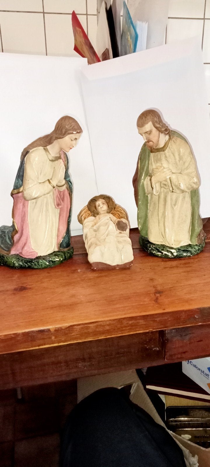 Antieke Gipsen Kerststalbeelden JHV Venlo 1930, Ophalen