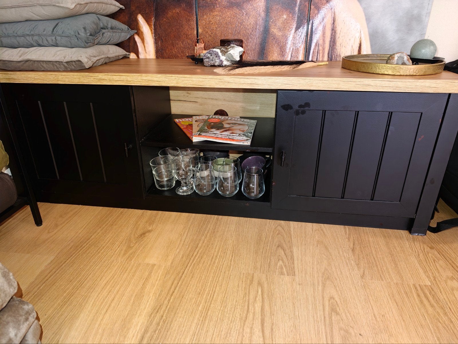 Mooie zware degelijke dressoir kast, tv kast, Ophalen, Zo goed als nieuw, 25 tot 50 cm, Minder dan 100 cm