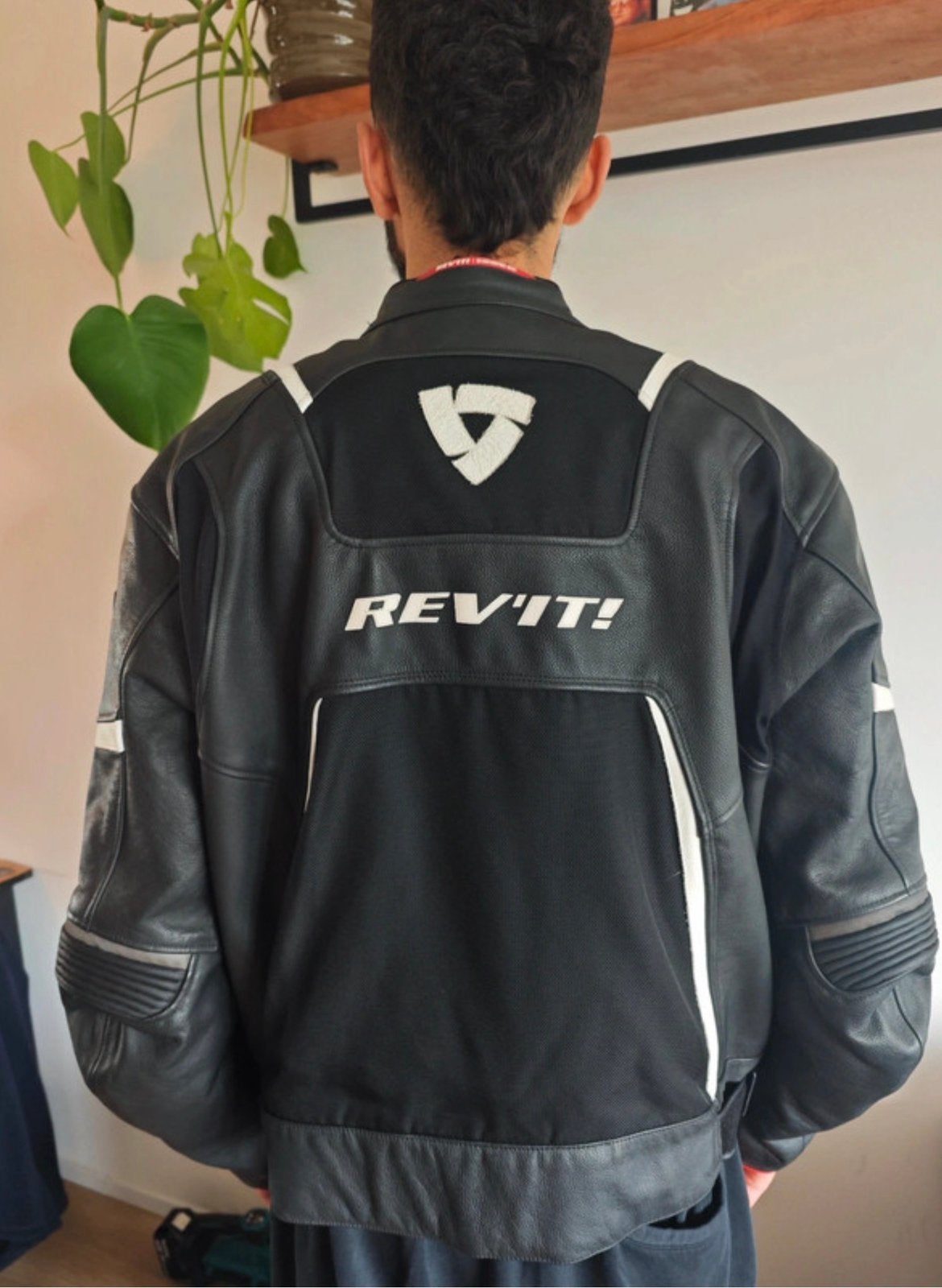 Leren motorjas R’evit, Motoren, Kleding | Motorkleding, Ophalen of Verzenden, Tweedehands, Dames, Jas | leer