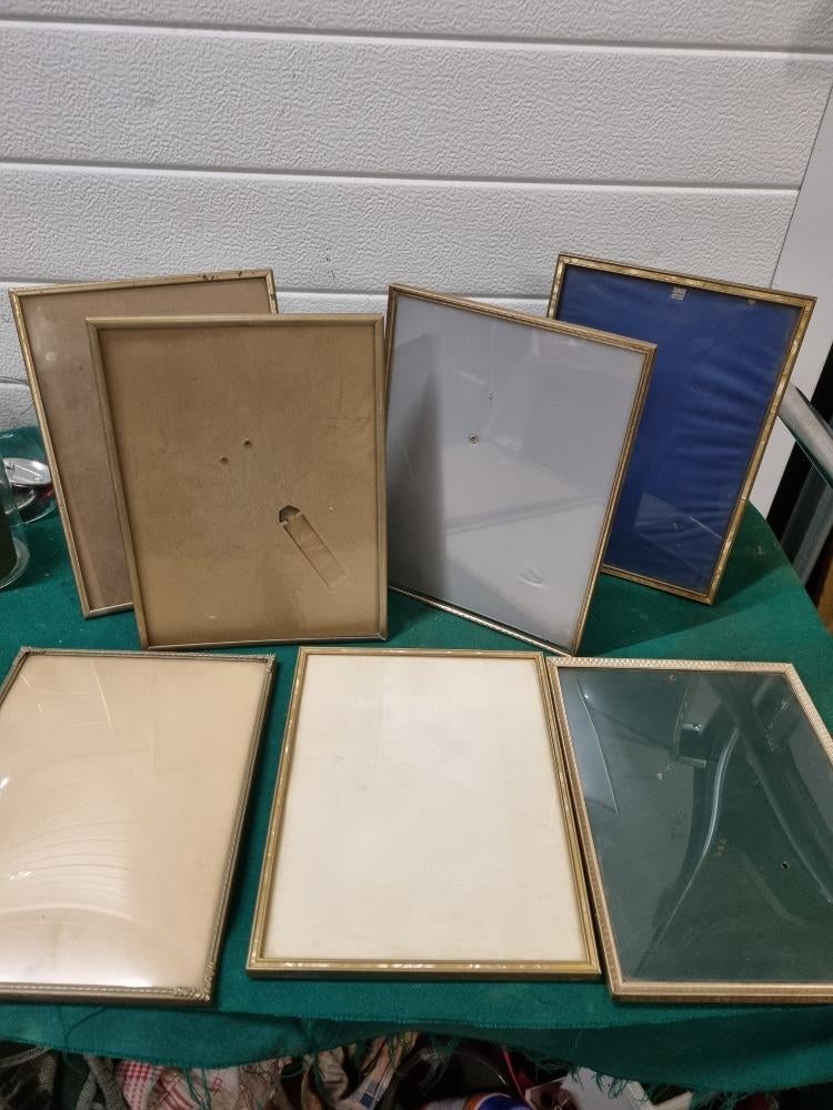 fotolijsten vintage metaal 7 stuks, Ophalen of Verzenden, 'T Olde Gre-j, Info@toldegrej.nl, Endepoelstraat 20f Didam