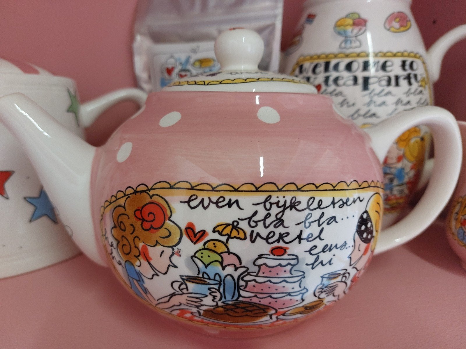 Blond Amsterdam theepot, Huis en Inrichting, Blond Amsterdam, Overige typen, Ophalen of Verzenden, Zo goed als nieuw
