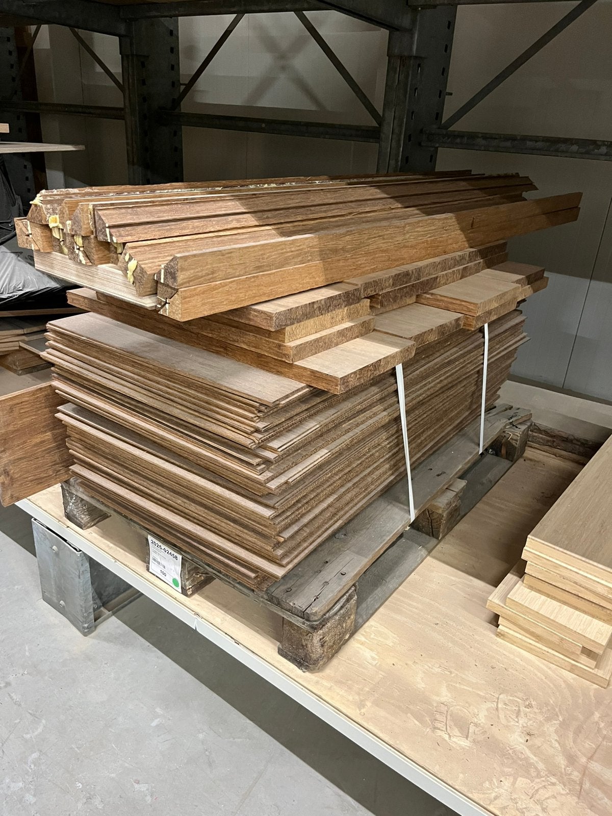 Bamboe density caramel platen, Doe-het-zelf en Verbouw, Hout en Planken, Ophalen, Overige houtsoorten, Minder dan 200 cm, Pallet