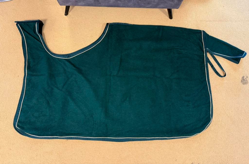 2x UITRIJDEKEN Groen WOL & WATERDICHT BORDEAUX XL 195 205 cm, Dieren en Toebehoren, Paarden en Pony's | Dekens en Dekjes, Ophalen of Verzenden