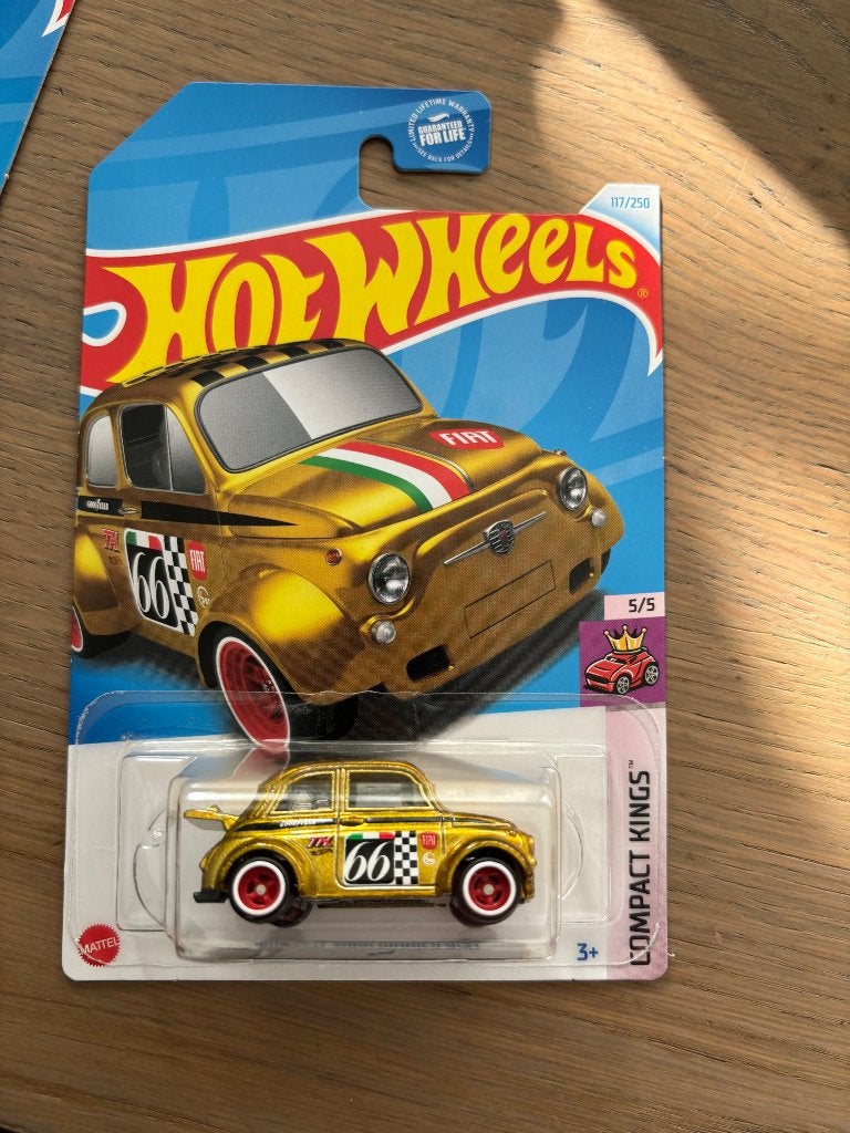 Hot wheels fiat 500 sth, Ophalen of Verzenden, Zo goed als nieuw