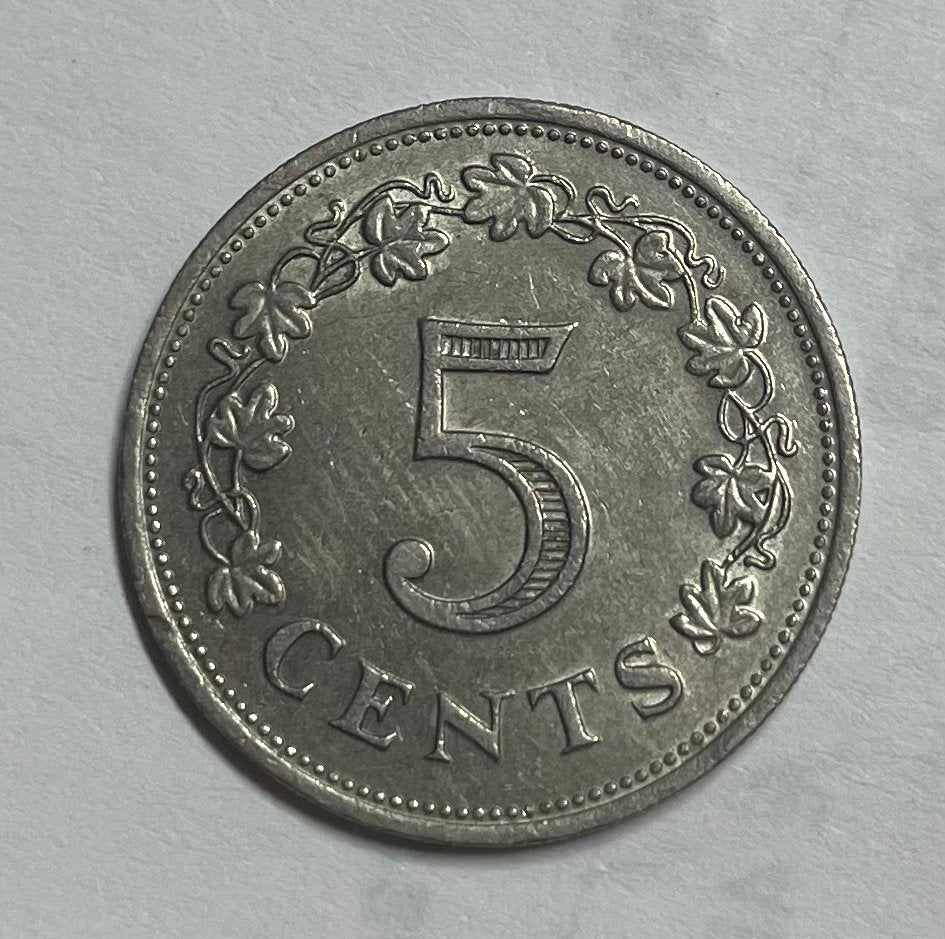 5 cent Malta 1972, Ophalen of Verzenden, Overige landen