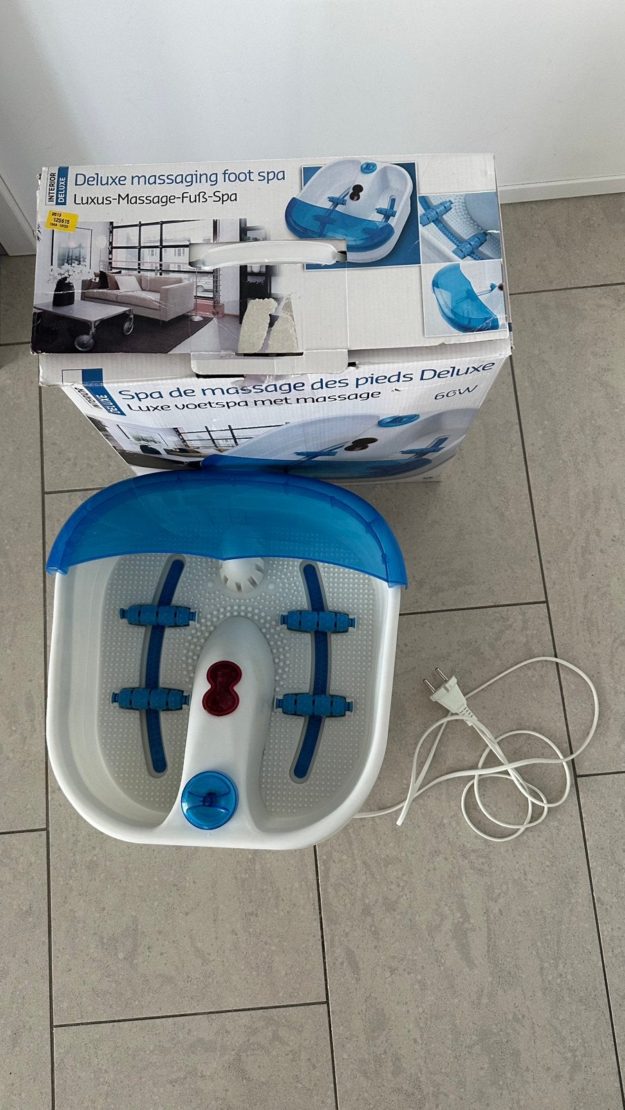 Voeten spa electrisch, Ophalen, Zo goed als nieuw, Apparaat