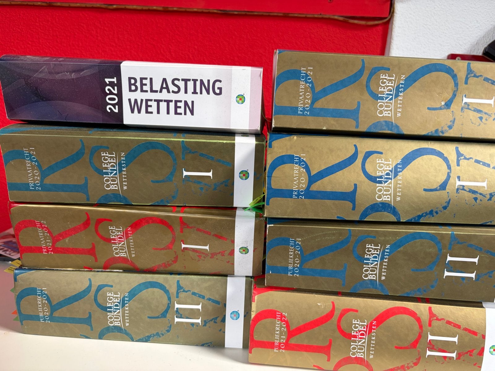 Wettenbundels 2020/2021 & 2021/2022 + Belastingwetten 2021, Boeken, Ophalen of Verzenden, Beta, WO