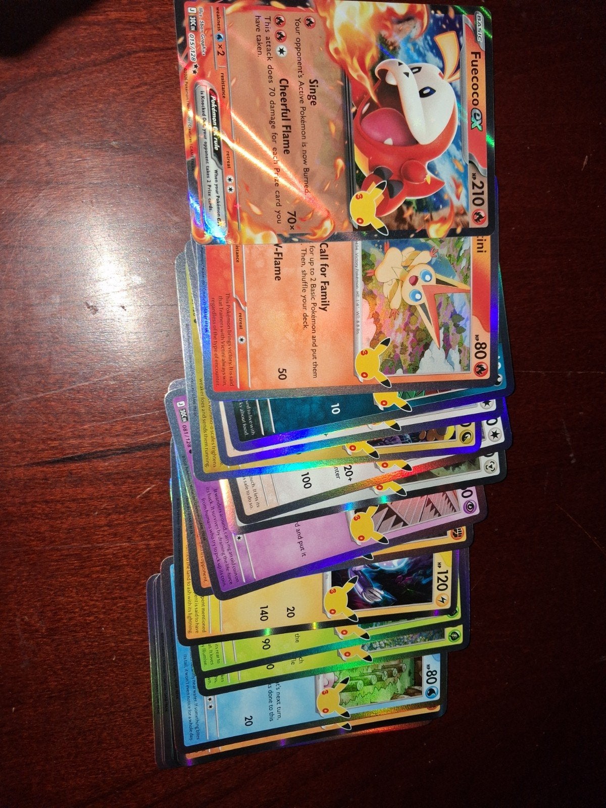 Pokémon 30th Celebration Kaartjes - 18 stuks, Ophalen of Verzenden, Gebruikt, Meerdere kaarten