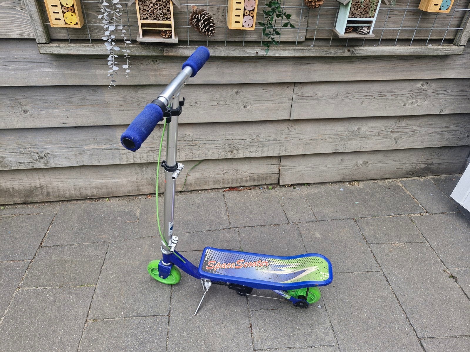 Space Scooter Junior - Blauw/Groen, Ophalen, Gebruikt, Overige typen, Space Scooter