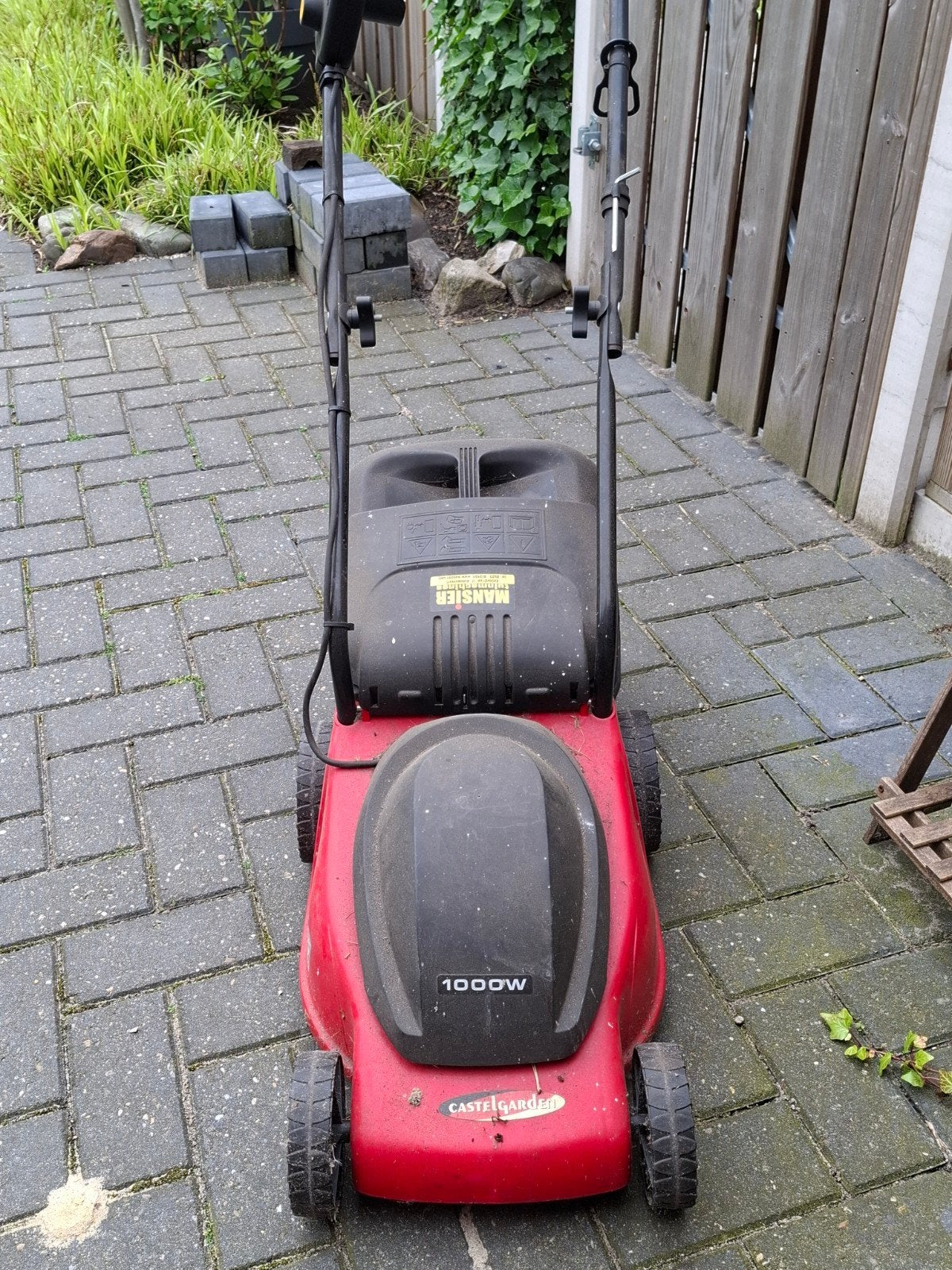 Castelgarden C 350 Elektrische Grasmaaier 1000W, Tuin en Terras, Grasmaaiers, Gebruikt, Ophalen
