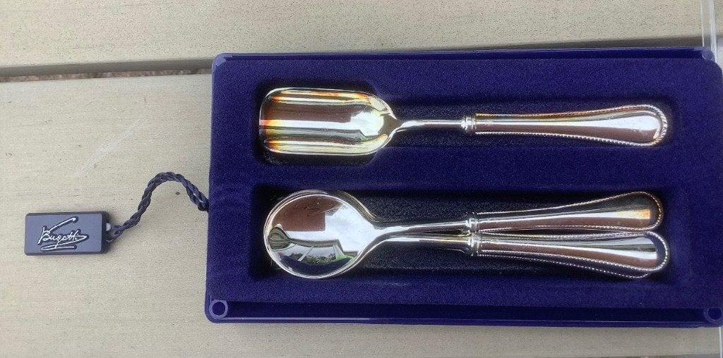 set van Bugatti Silverware lepeltjes // NIEUW!, Ophalen of Verzenden