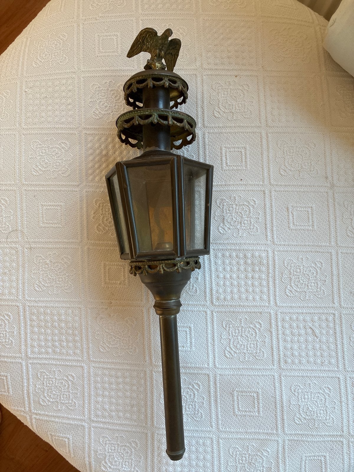 Koetslamp met adelaar, 60 cm, Ophalen