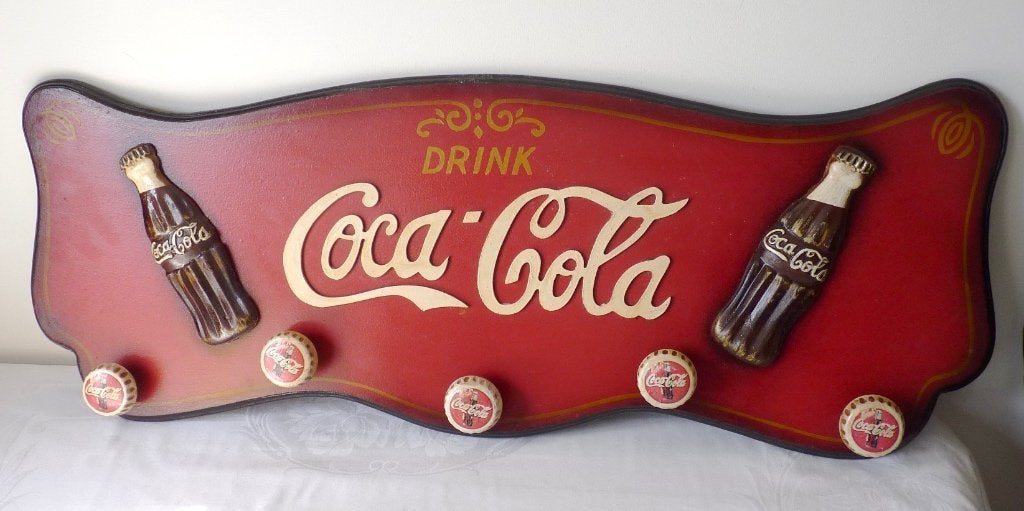 Coca-Cola kapstok, Ophalen of Verzenden, Zo goed als nieuw, Gebruiksvoorwerp