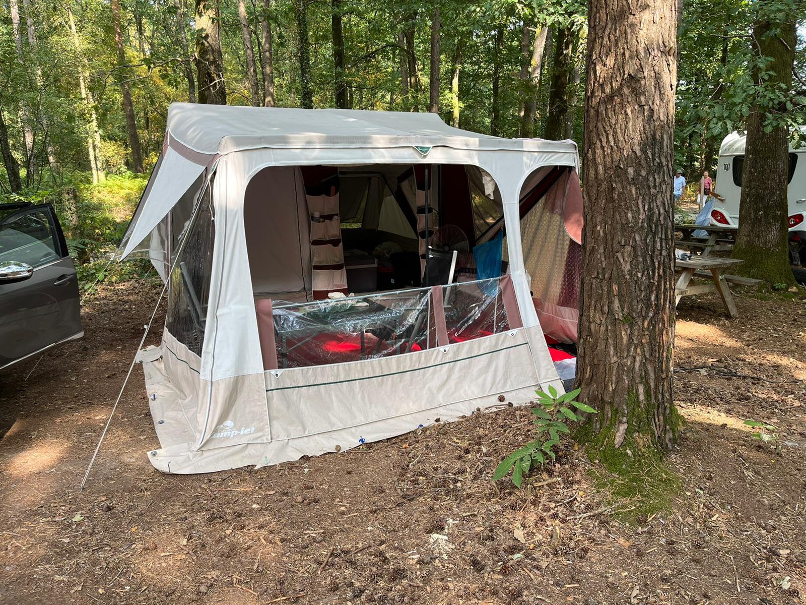 Camplet vouwwagen, Ophalen, Beige, Camp-Let, Tot en met 4