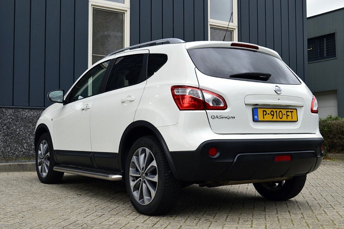 Nissan QASHQAI 1.6 360 Rijklaarprijs-Garantie Leder Panorama, Auto's, Gebruikt, Zwart, 4 cilinders, Leder