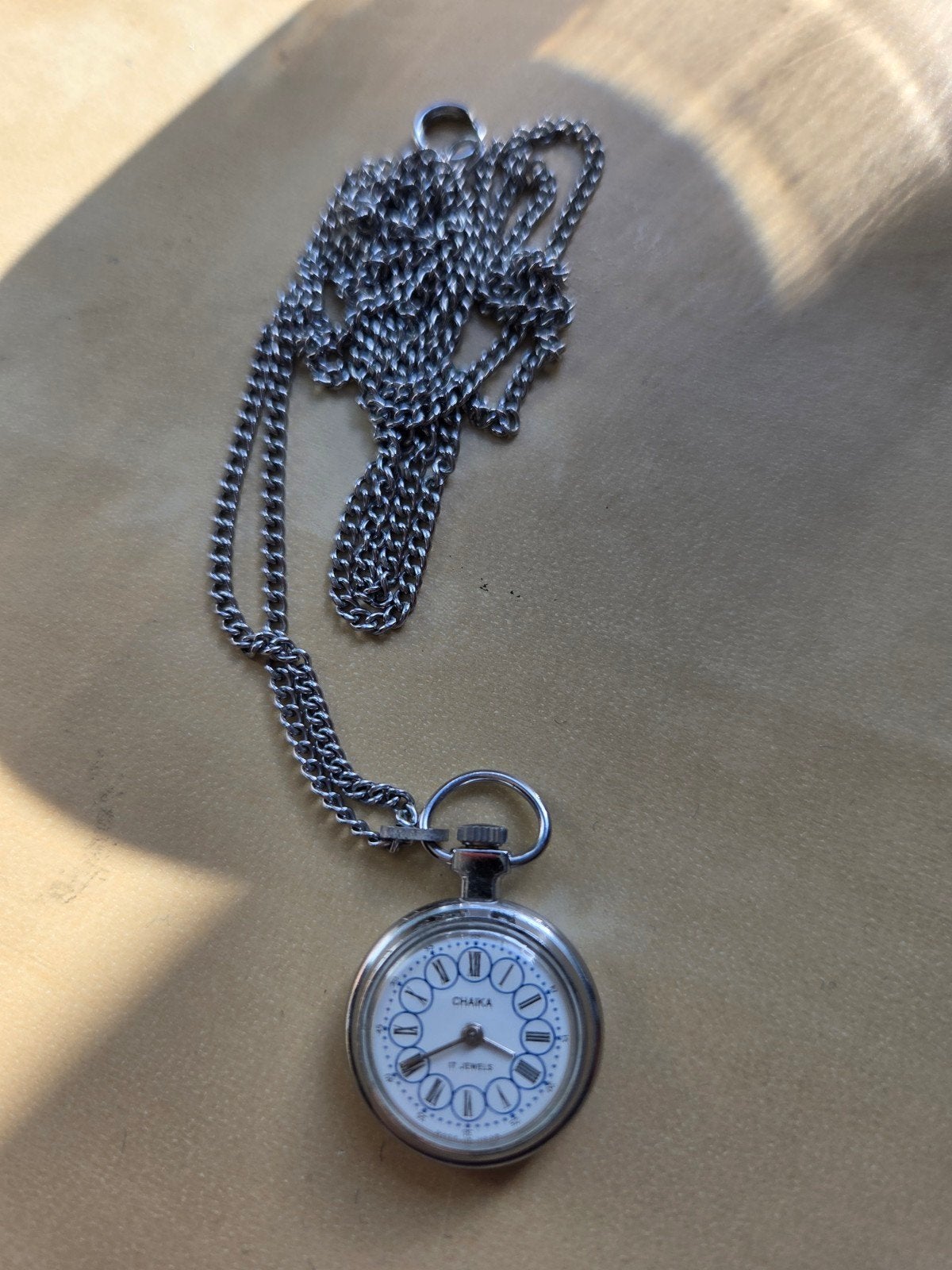 chaika horloge, Overige merken, Staal, Met ketting, 1960 of later
