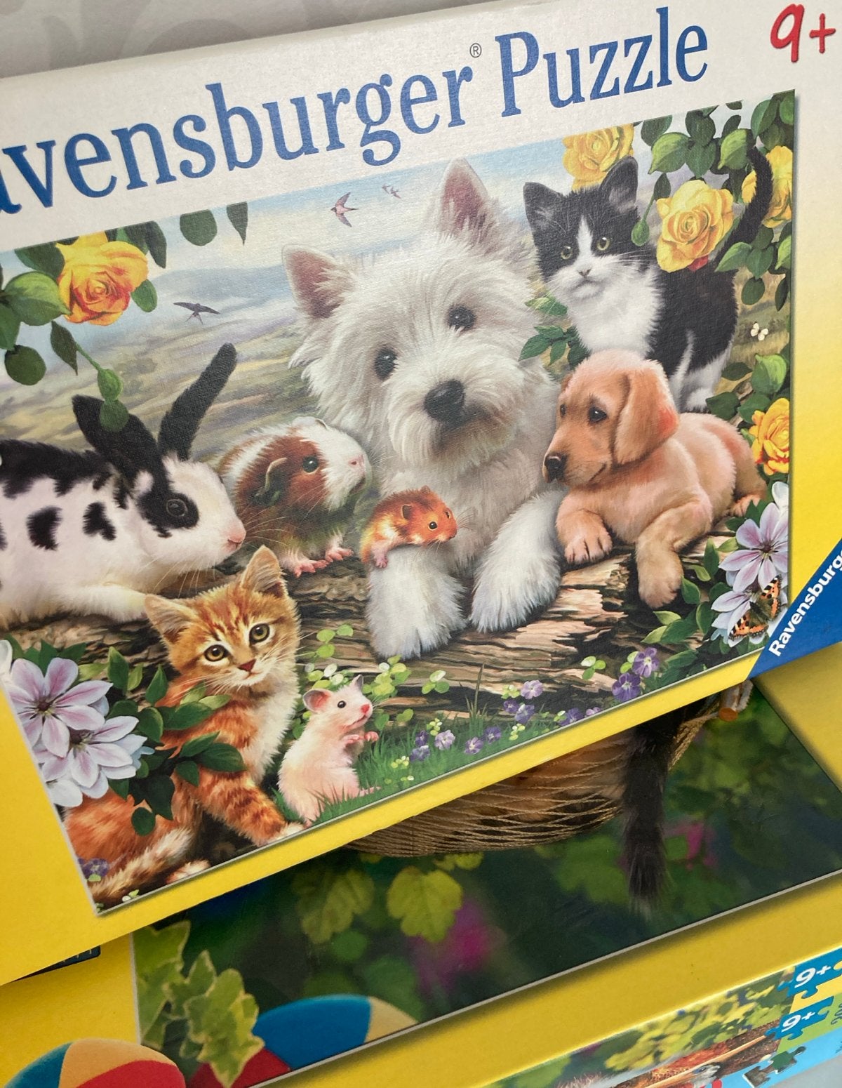 Ravensburger set van 4 puzzel - 300 stukjes (9+), Verzenden, 500 t/m 1500 stukjes, Gebruikt, Legpuzzel