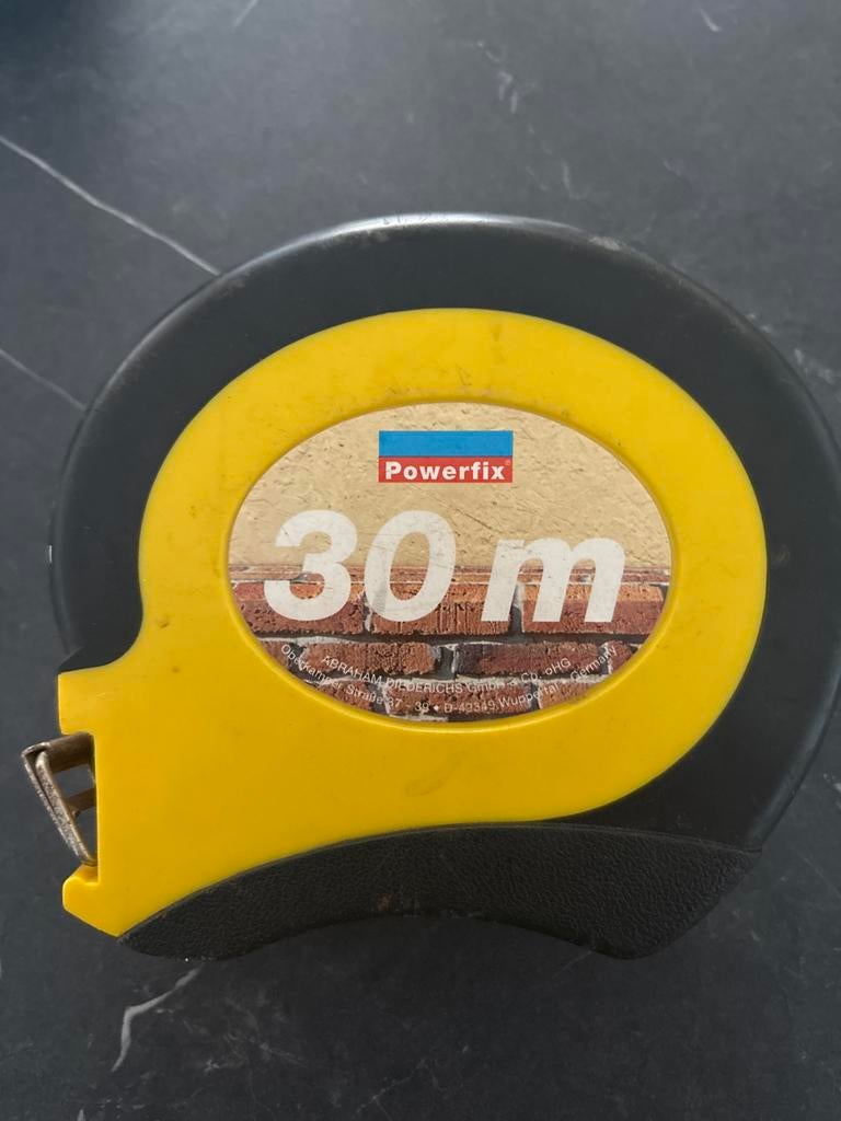 Powerfix Rolmaat 30 meter, Ophalen of Verzenden, Gebruikt