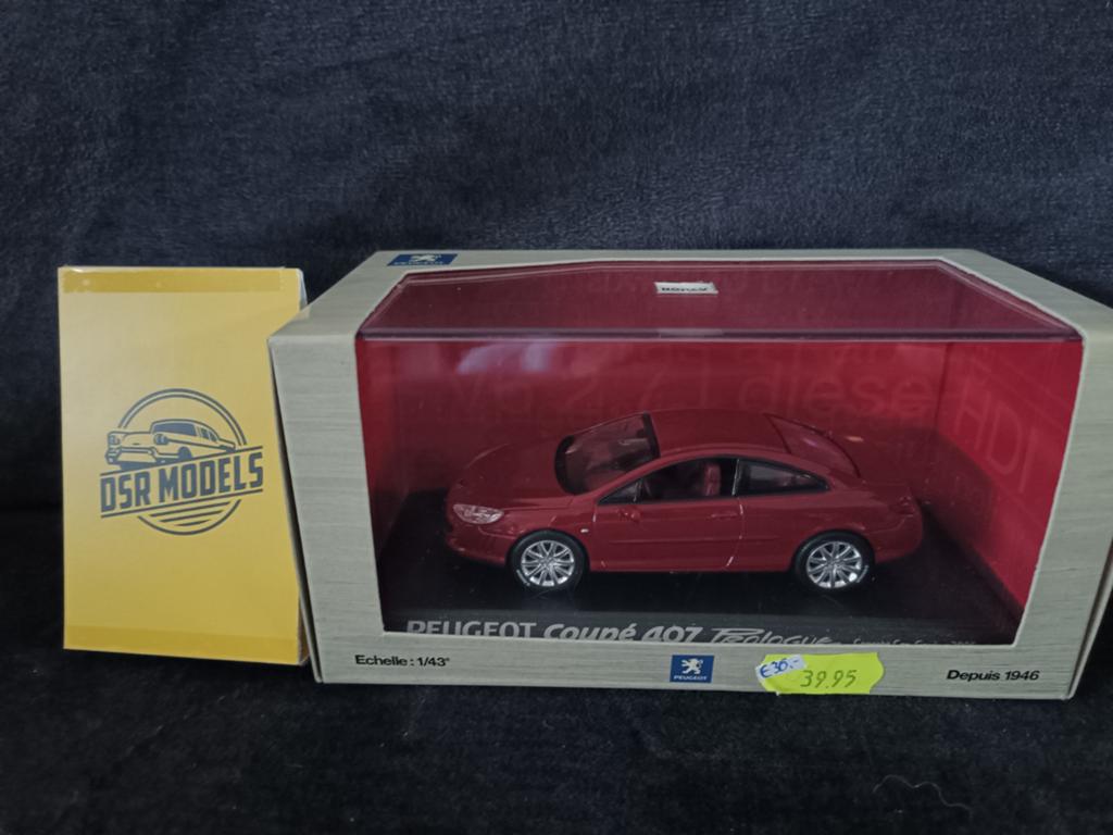 1:43 Peugeot 407 Coupe, S, Auto, R, Nieuw