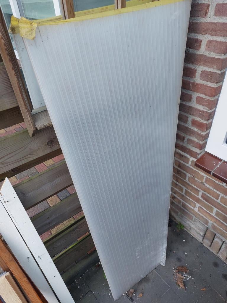 Stuk afdak plaat, Ophalen
