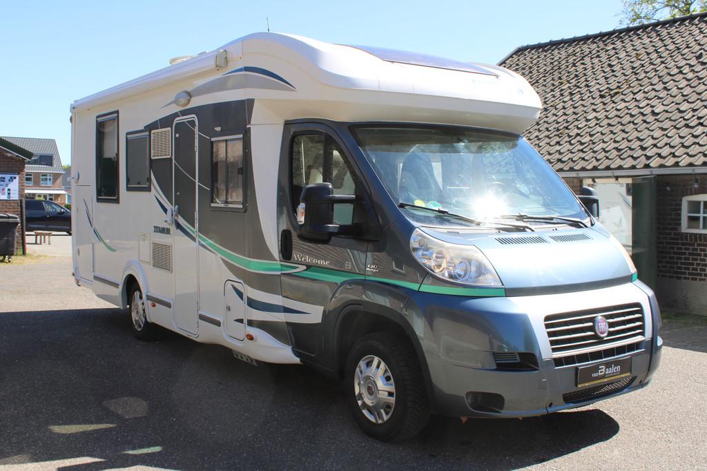 Chausson 79 EB TITANIUM HEFBED QUEENSBED NAVI 62000KM!, Fiat, Ringverwarming, Douche, Autobedrijf van Baalen B.V., 6 tot 7 meter