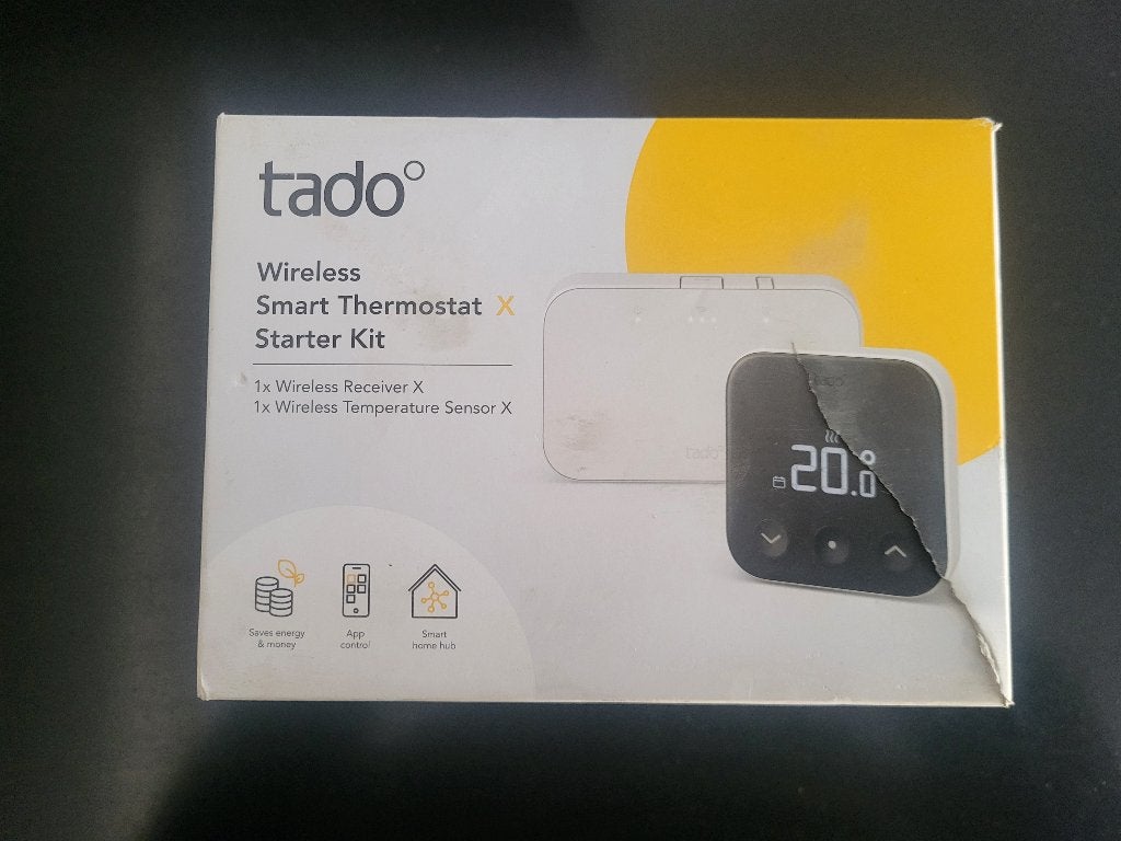 Draadloos Thermostaat Tado x, Ophalen of Verzenden, Slimme thermostaat, Nieuw