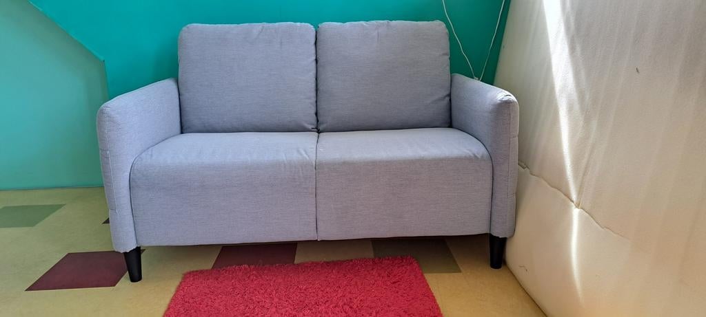 Ikea 2 persoonsbankje Angersby grijs, Huis en Inrichting, Ophalen, Gebruikt, Tweepersoons, 75 tot 100 cm