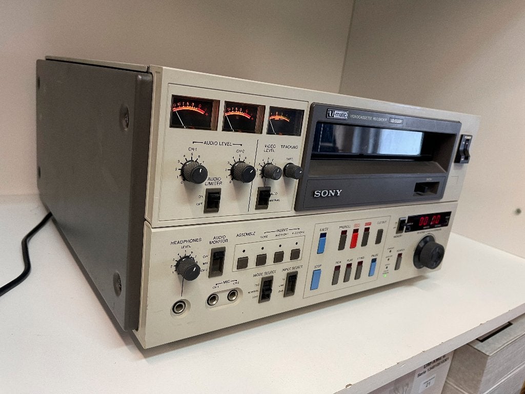 SONY VO-5850P U-matic video Recorder - werk goed, N, Overige typen, Ophalen of Verzenden, Sony