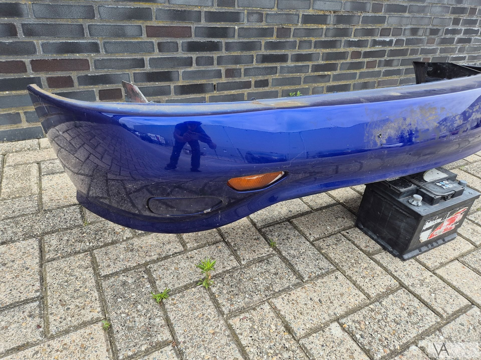Voorbumper blauw van Fiat Barchetta 1995 - 2005 met balk, Gebruikt, -, Voor, -
