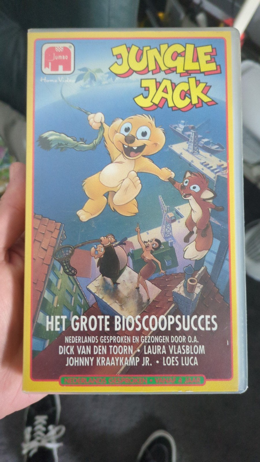 Jungle Jack VHS - Het Grote Bioscoopsucces, Cd's en Dvd's, Alle leeftijden, Ophalen of Verzenden, Gebruikt, Actie en Avontuur