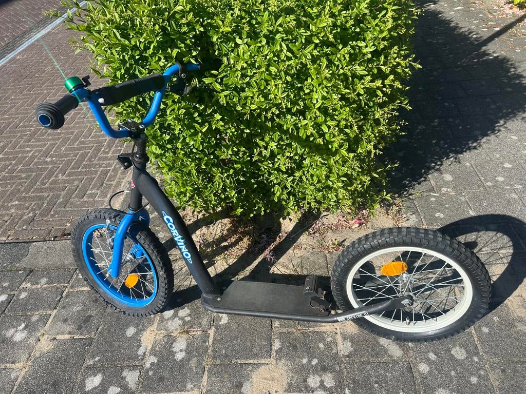 Corvino step autoped met luchtbanden - 1 band moet vervangen, Ophalen, Gebruikt, Staal