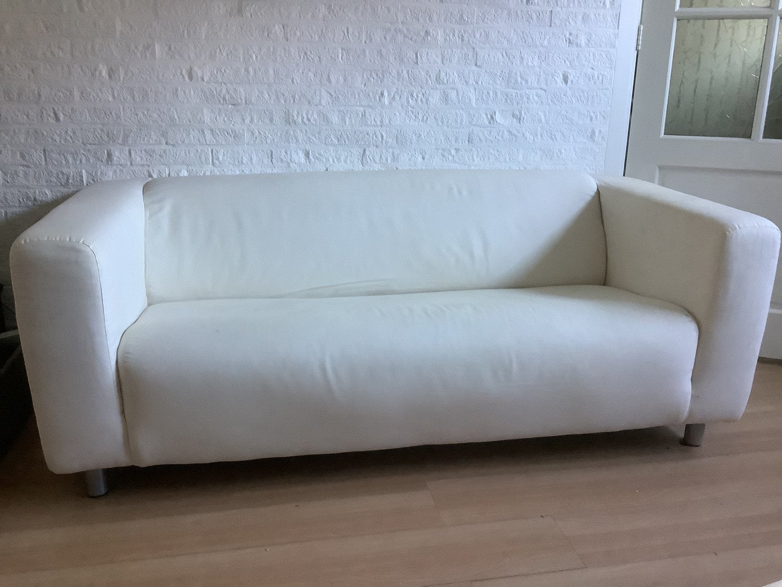 GRATIS AF TE HALEN, Klippan ikea bank, Ophalen, Gebruikt, 150 tot 200 cm, Tweepersoons