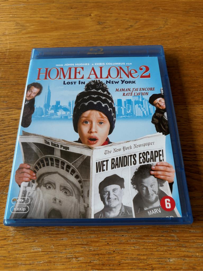 Blu-ray Home Alone 2 - Lost in New York - NL-Uitgave, Ophalen of Verzenden, Gebruikt, Humor en Cabaret