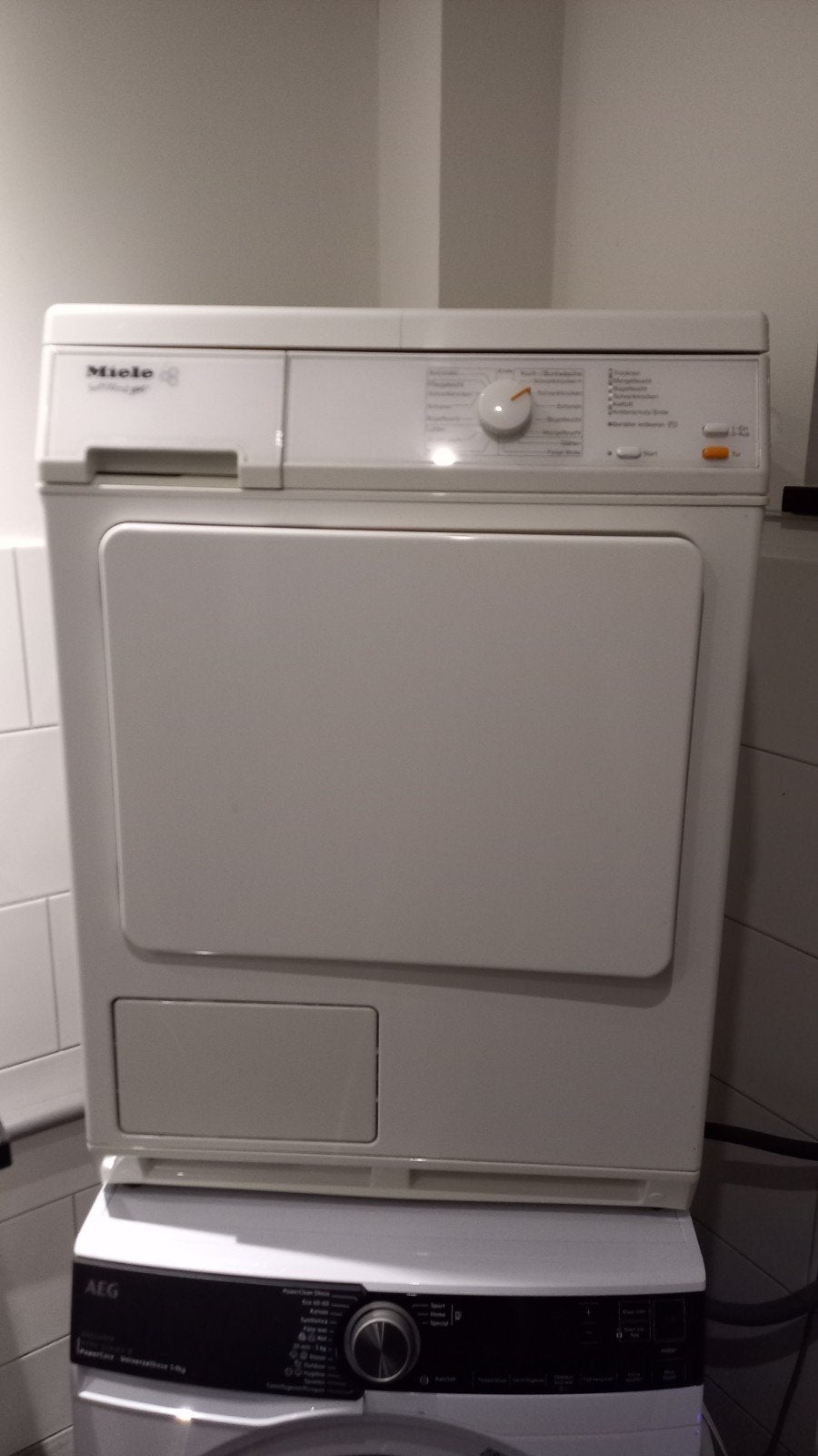 Miele T4263 C SoftWind Plus C Condensdroger 6 kg, Gebruikt, 4 tot 6 kg, Anti-kreukfase, Ophalen of Verzenden