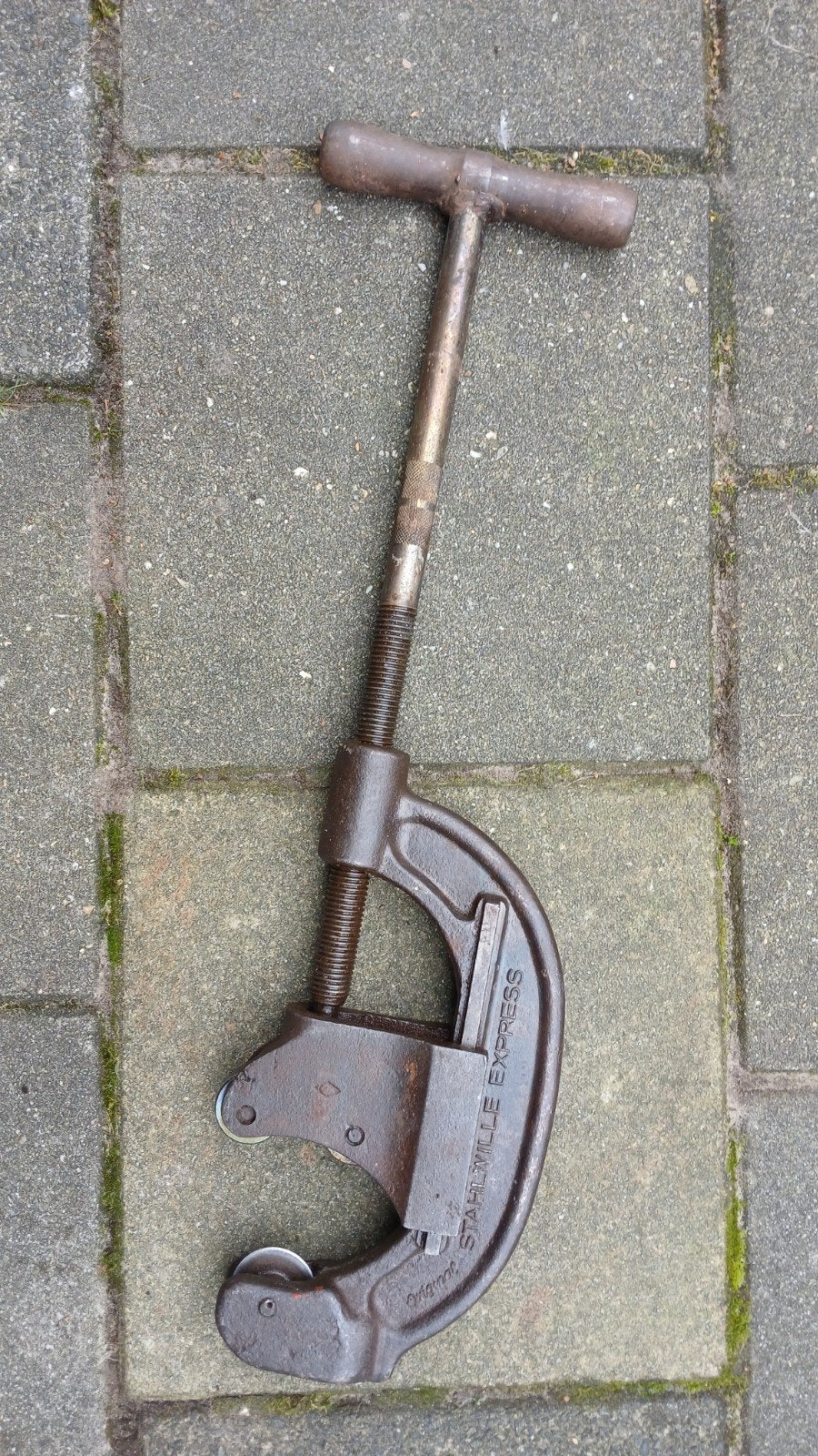 4 inch. Stahlwille Express pijpsnijder, Ophalen of Verzenden, Gebruikt
