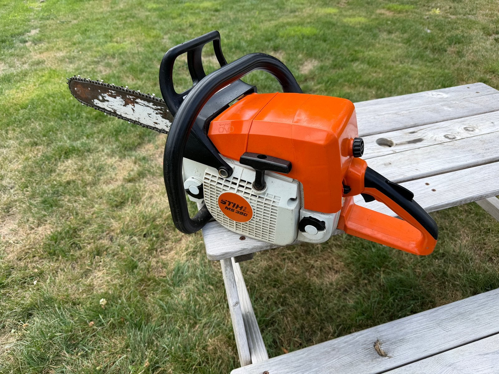 ‼️ Stihl ms390 kettingzaag ‼️, Ophalen, Gebruikt