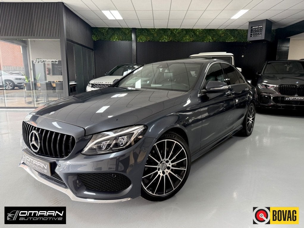 Mercedes-Benz C-Klasse C200 AMG 184PK AUT KEYLESS SCHUIFDAK, Automaat, Gebruikt, Euro 6, 1445 kg