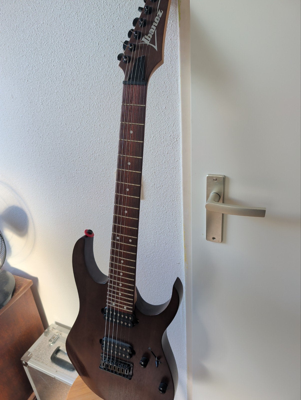Ibanez RG7421 walnut 7 string, Muziek en Instrumenten, Ophalen, Zo goed als nieuw, Solid body, Ibanez