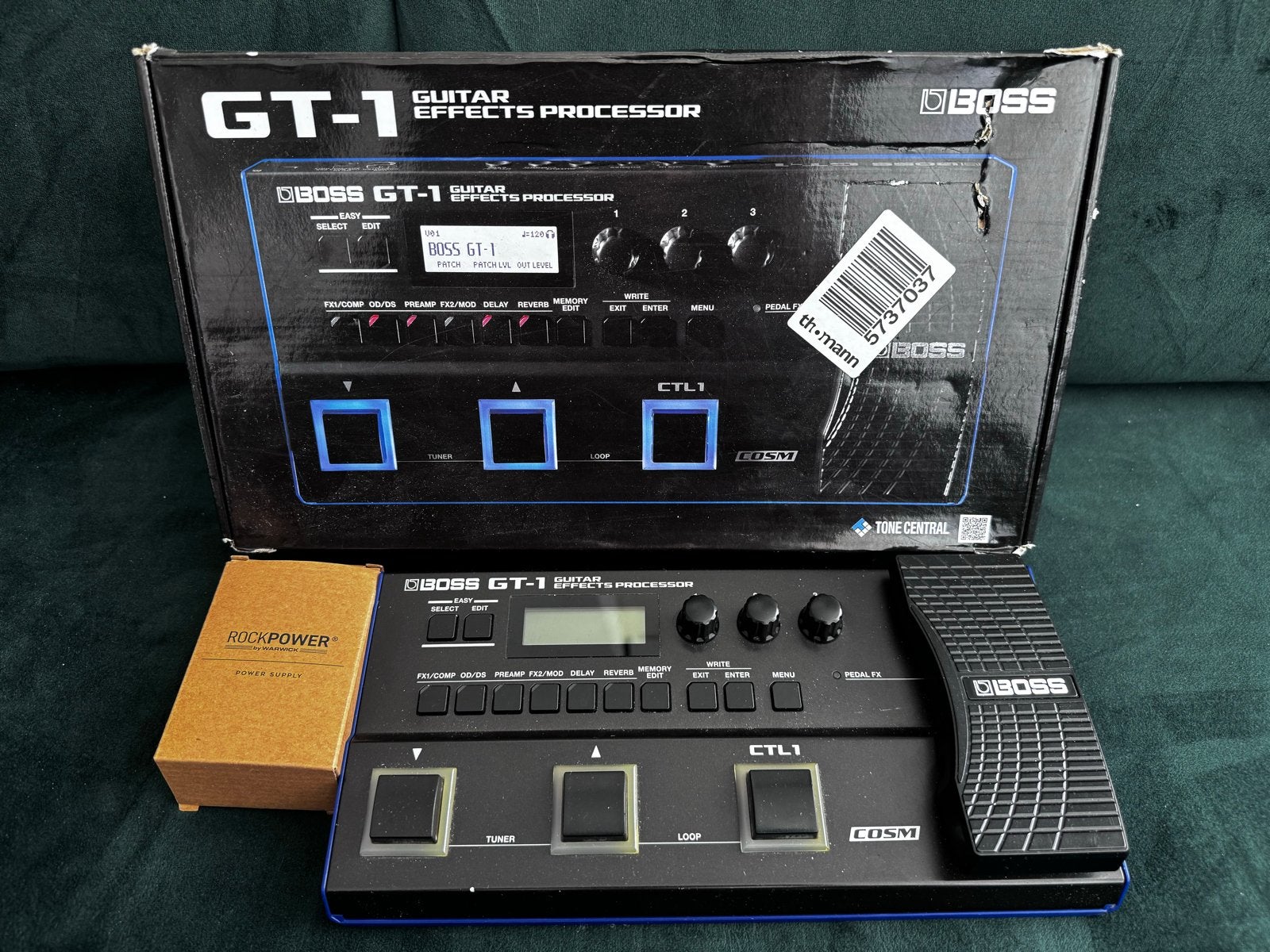 Boss GT-1 Gitaar Multi-effect Processor met Voeding, Ophalen of Verzenden, Zo goed als nieuw, Multi-effect
