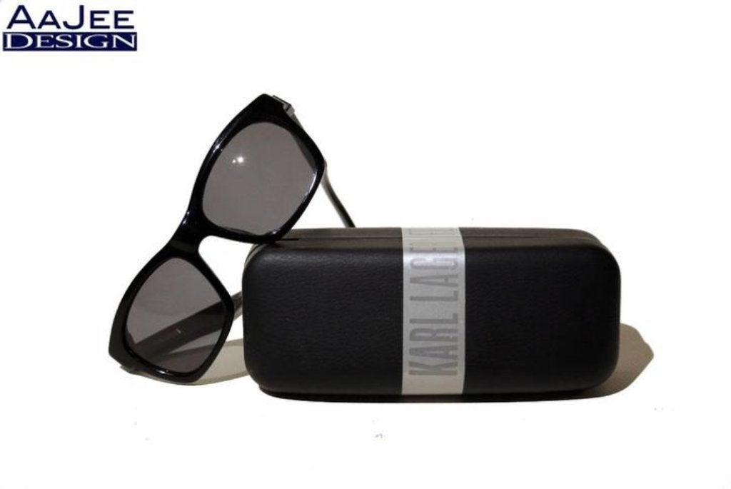 Karl Lagerfeld Zonnebril - Ivm opheffing winkel -55% korting, Overige merken, Zonnebril, Zwart, Nieuw