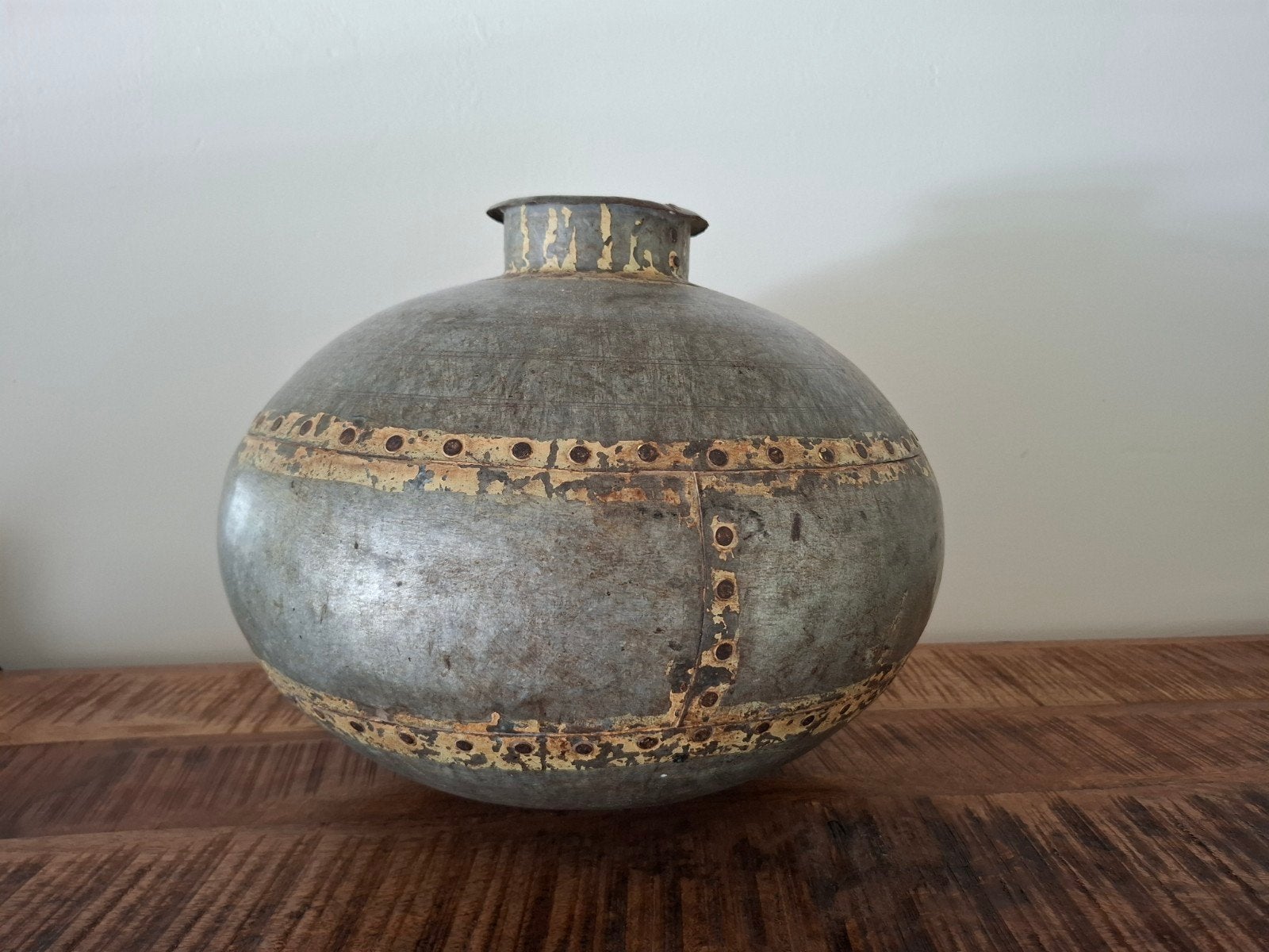 Antieke Indiase metalen waterkruik - Vintage look, Ophalen