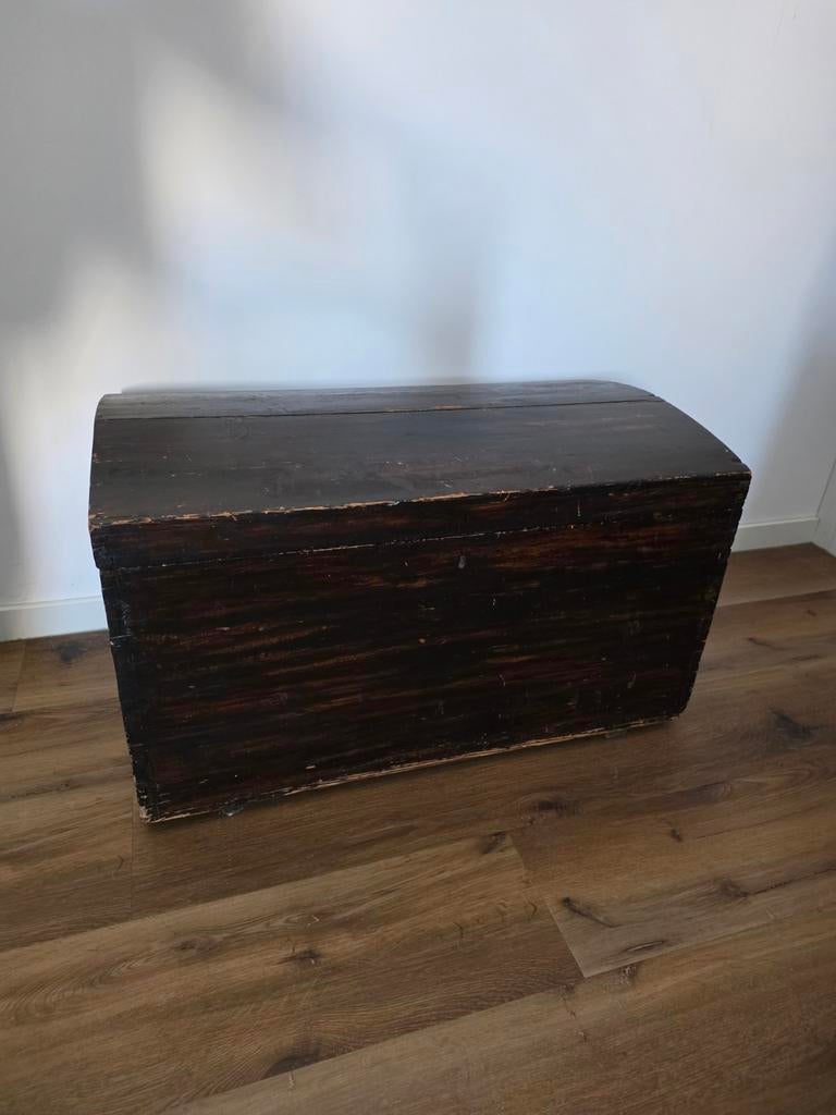 Houten kist - verkleedkist, dekenkist, opbergkist, Ophalen, Gebruikt, 50 tot 100 cm, 50 tot 75 cm