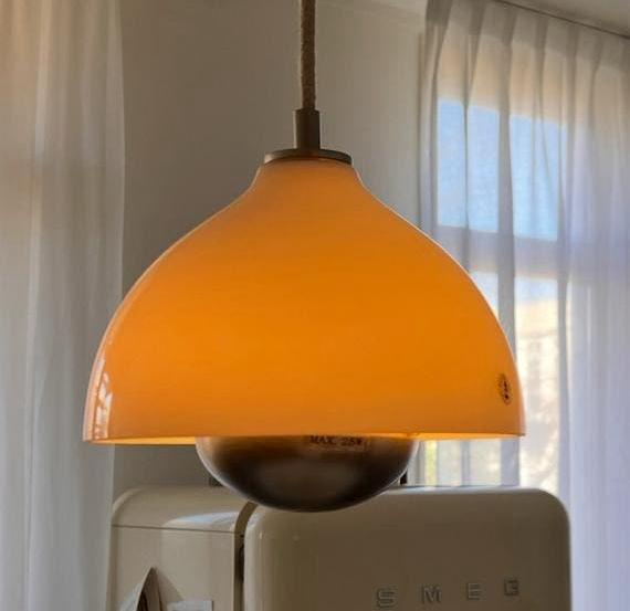 Vintage Ikea Flowerpot Hanglamp, 2 beschikbaar., Ophalen of Verzenden, Zo goed als nieuw, Metaal