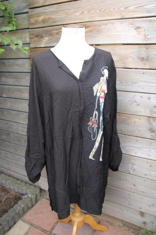 Tuniek zwart Doris Streich mt 46 Vaste prijs, Maat 46/48 (XL) of groter, Ophalen of Verzenden, Zo goed als nieuw, Doris Streich