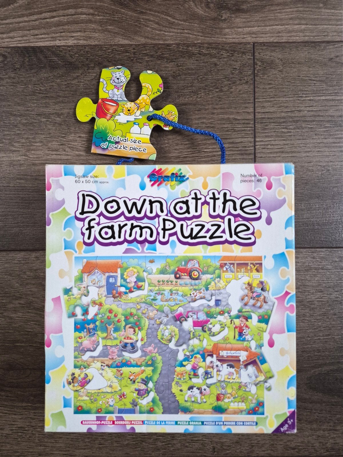 Down at the Farm Legpuzzel - 48 stukjes, Ophalen of Verzenden, 10 tot 50 stukjes, Gebruikt, 4 tot 6 jaar