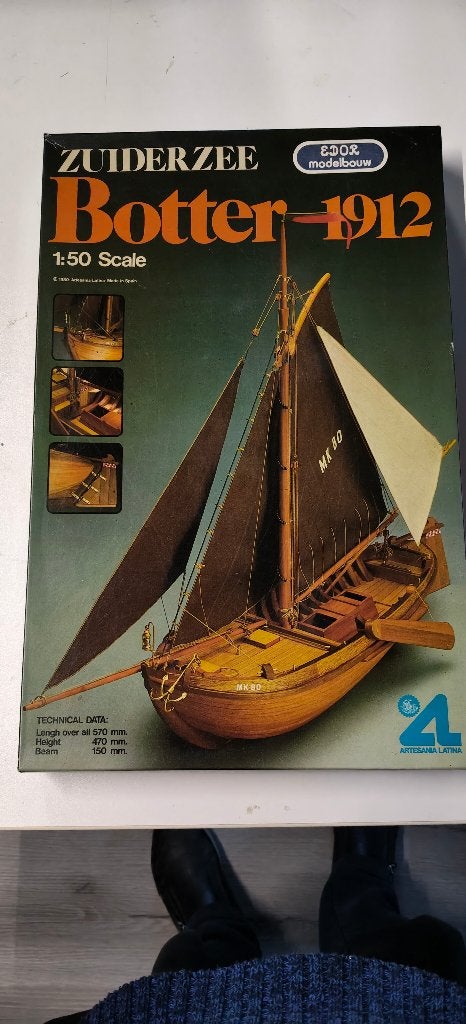 artesania zuiderzee botter 1912, Ophalen of Verzenden, Nieuw, 1:50 tot 1:200, Overige merken