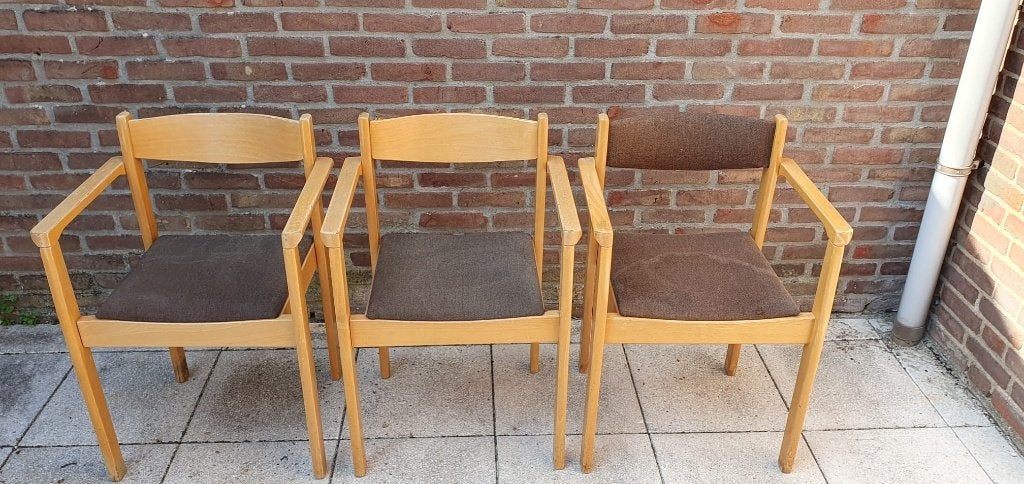 Houten stoelen - GRATIS, Ophalen, Gebruikt, Hout, Drie