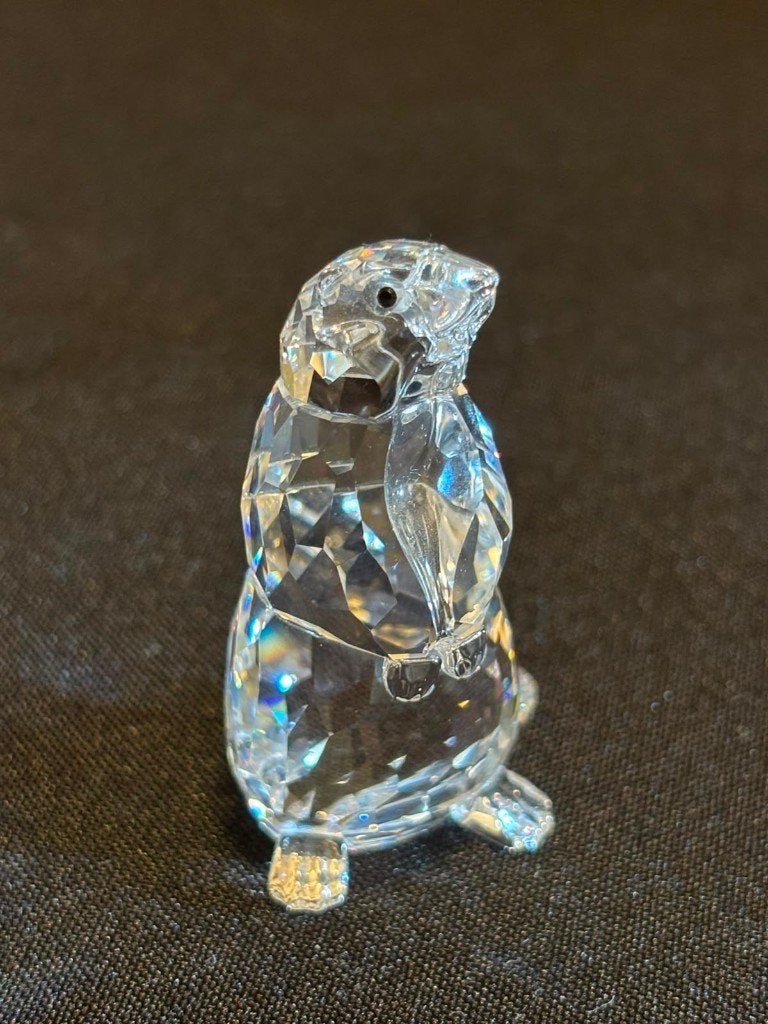 Swarovski marmot | Vintage kristal | Origineel, Verzamelen, Swarovski, Ophalen of Verzenden, Zo goed als nieuw, Figuurtje