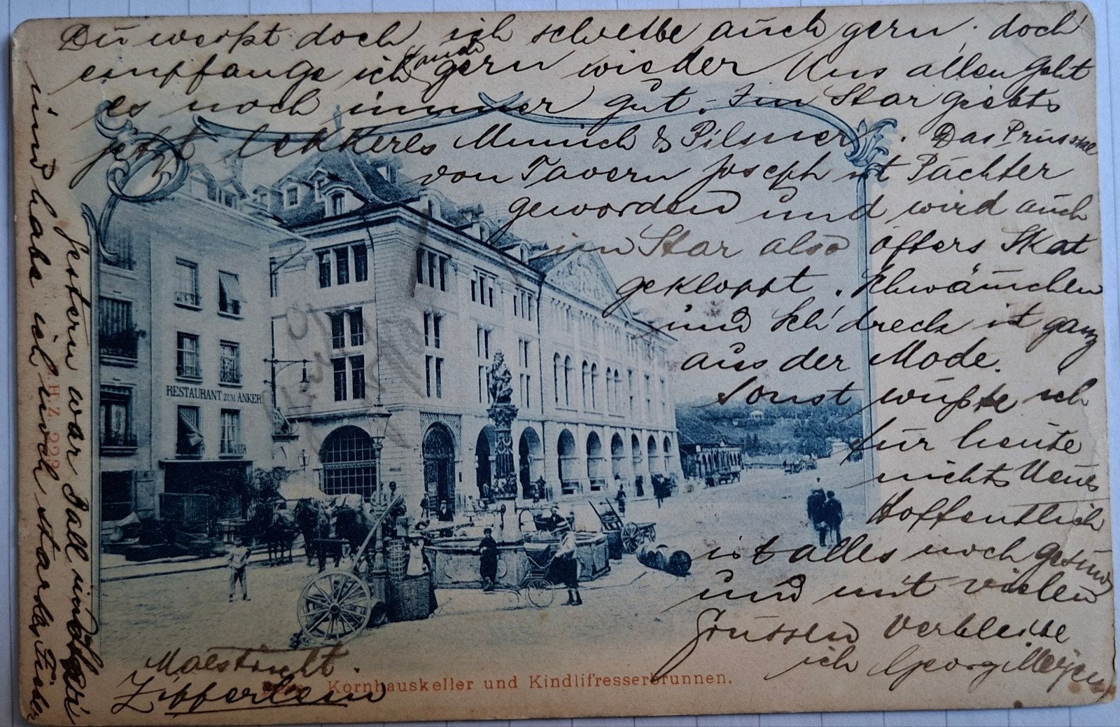 2 x  Duitse kaart. Maastricht, stempel, naar New York 1910!!, Verzamelen, Verzenden, Voor 1920, Duitsland